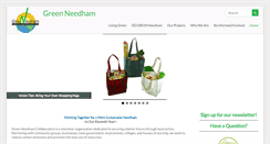 Desktop Screenshot of greenneedham.org